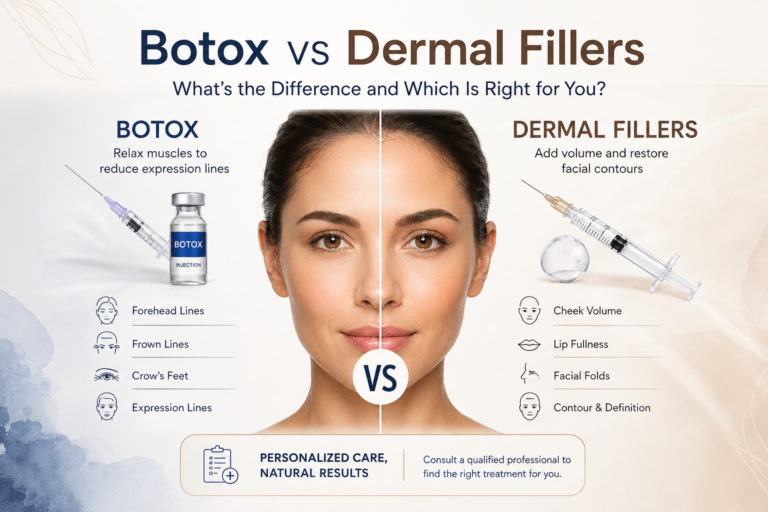 Botox vs Dermal Fillers: What’s the Difference and Which Is Right for You?